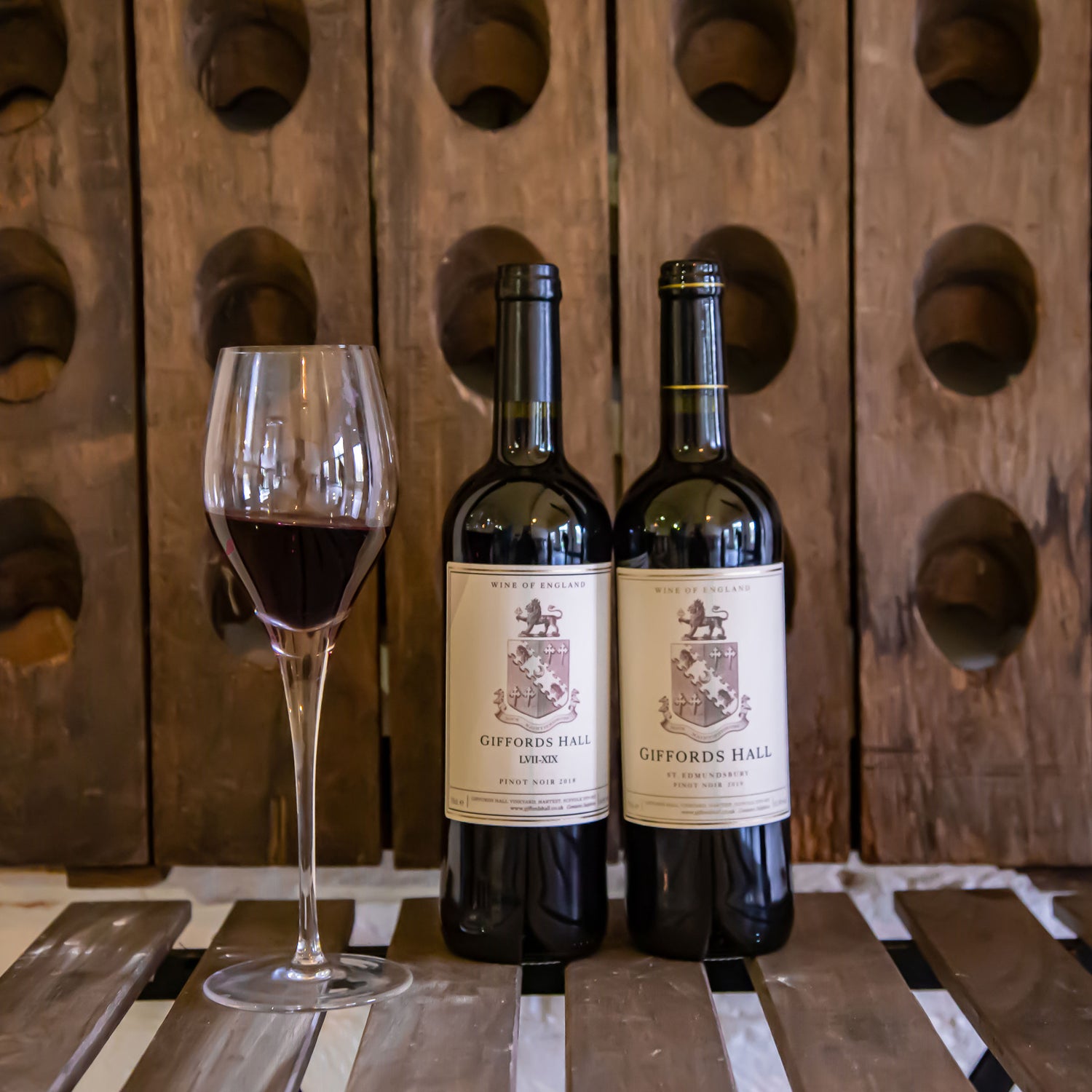 Red Wine Giffords Hall Vineyard