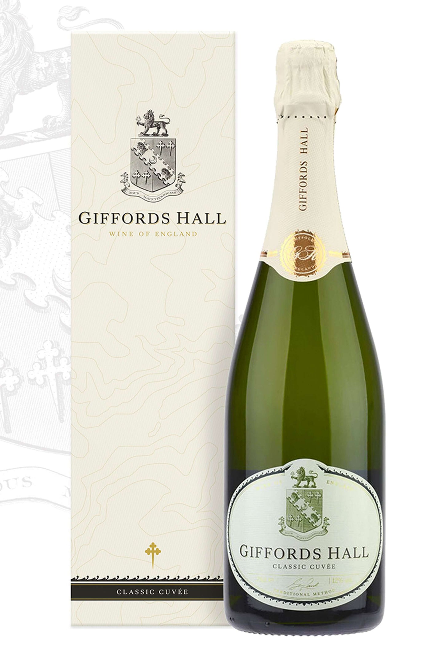 Giffords Hall Classic Cuvee 2019 in presentation box